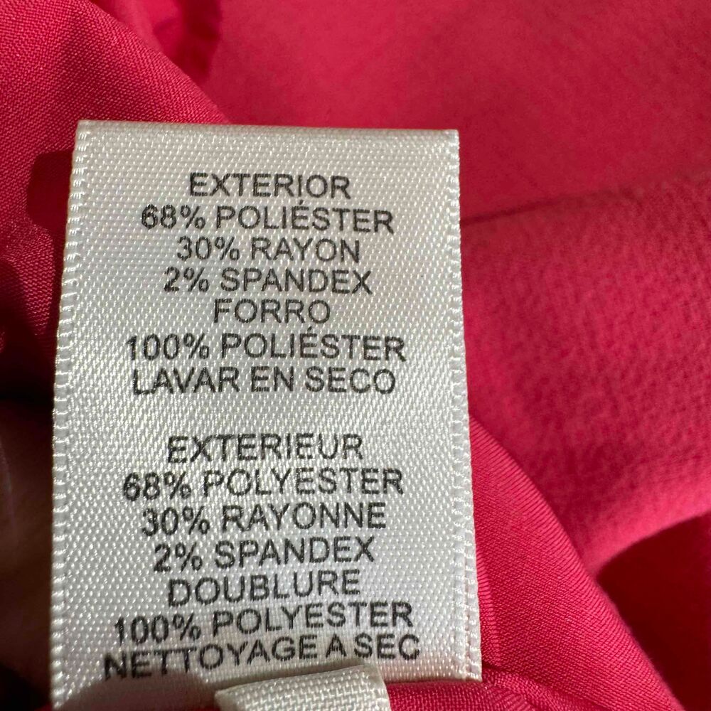 Eliza J Pink Short Dress Pink Sz 6 Round Neck Preppy Professional Barbie Spring - Picture 12 of 15